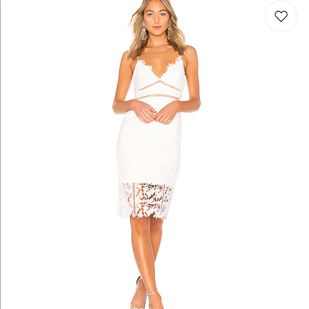 NWT REVOLVE white lace dress. Perfect for brides